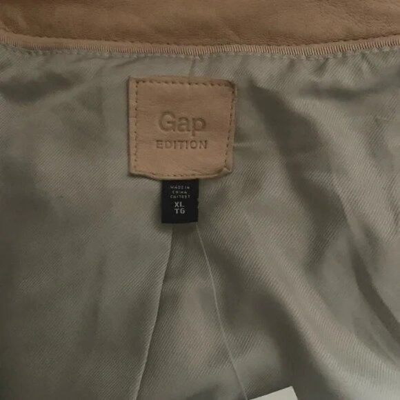 GAP Leather Bomber Jacket - Picture 4 of 4